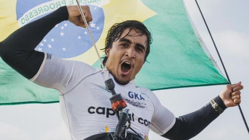 Pedro Matos, atleta de kitesurf