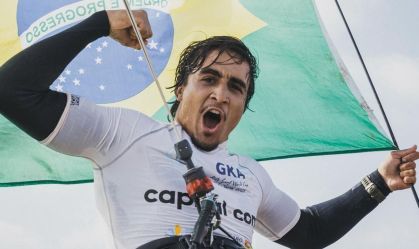 Brasileiro faz história no Mundial de Kitesurf e mira topo do ranking