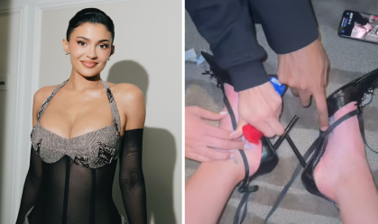 Kylie Jenner mostra "perrengue chique" com sapatos após Met Gala; veja