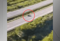 Vídeo: helicóptero da PRF flagra manobra "super-man" e trio é preso no CE