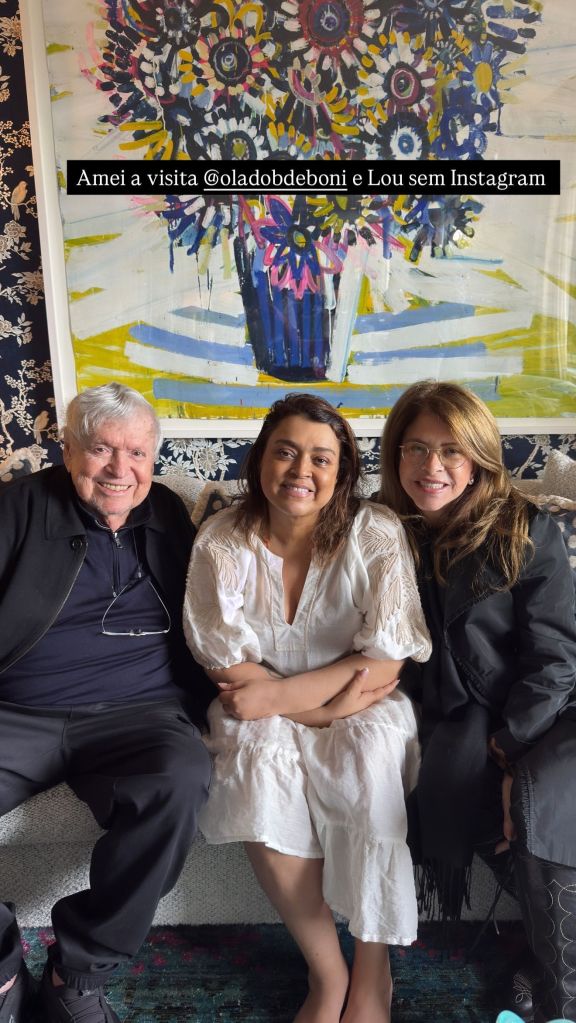 Preta Gil recebe visita de Boni nos Estados Unidos