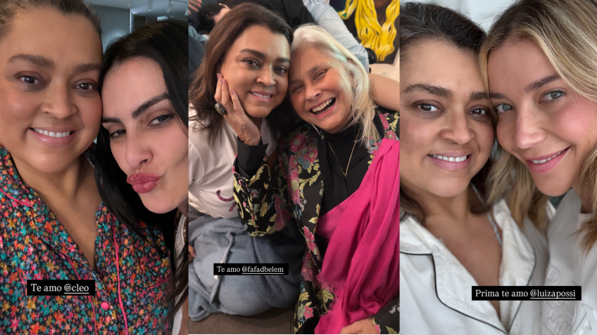 Preta Gil compartilhou fotos com Cléo Pires, Fafá de Belém e Luiza Possi • Reprodução/Instagram