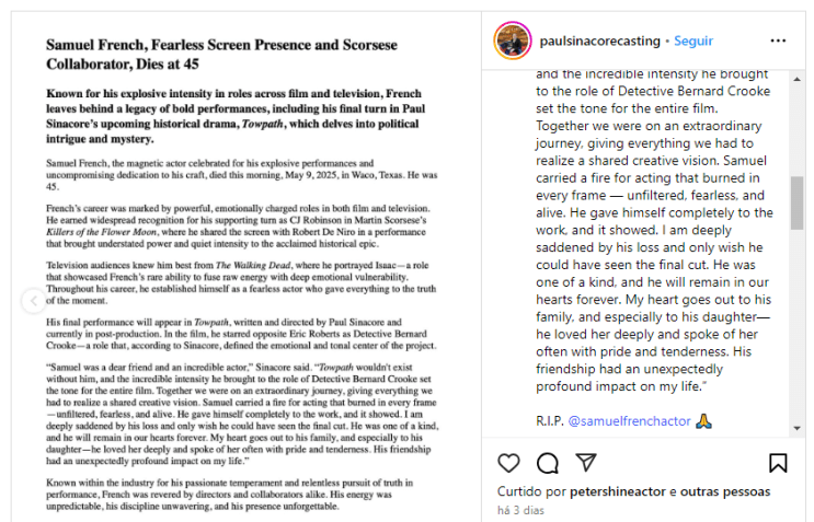 • Paul Sinacore/Instagram
