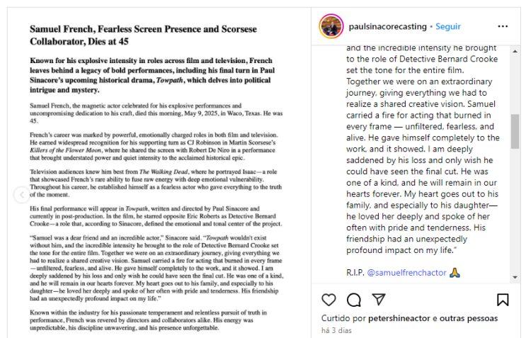 • Paul Sinacore/Instagram
