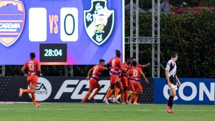 O Vasco foi goleado pelo Puerto Cabello, na Copa Sul-Americana