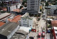 Vídeo: prédio desaba no Grande Recife após ser desocupado
