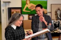 Regina Duarte e Carolina Ferraz se reencontram após cinco anos