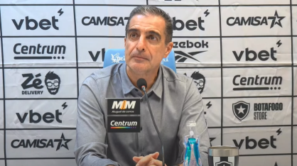 Renato Paiva, técnico do Botafogo, em entrevista coletiva após o empate contra o Flamengo pelo Brasileirão