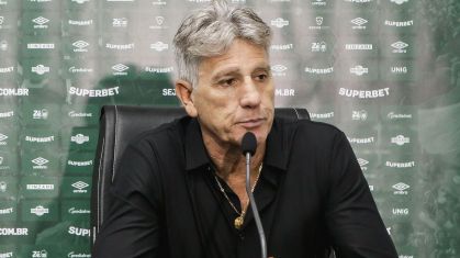 Renato Gaúcho em entrevista coletiva do Fluminense