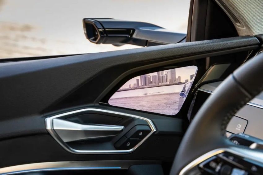 Retrovisor do Audi e-tron • Audi/Divulgação