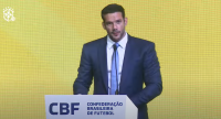 Veja como foi o primeiro discurso de Samir Xaud como presidente da CBF