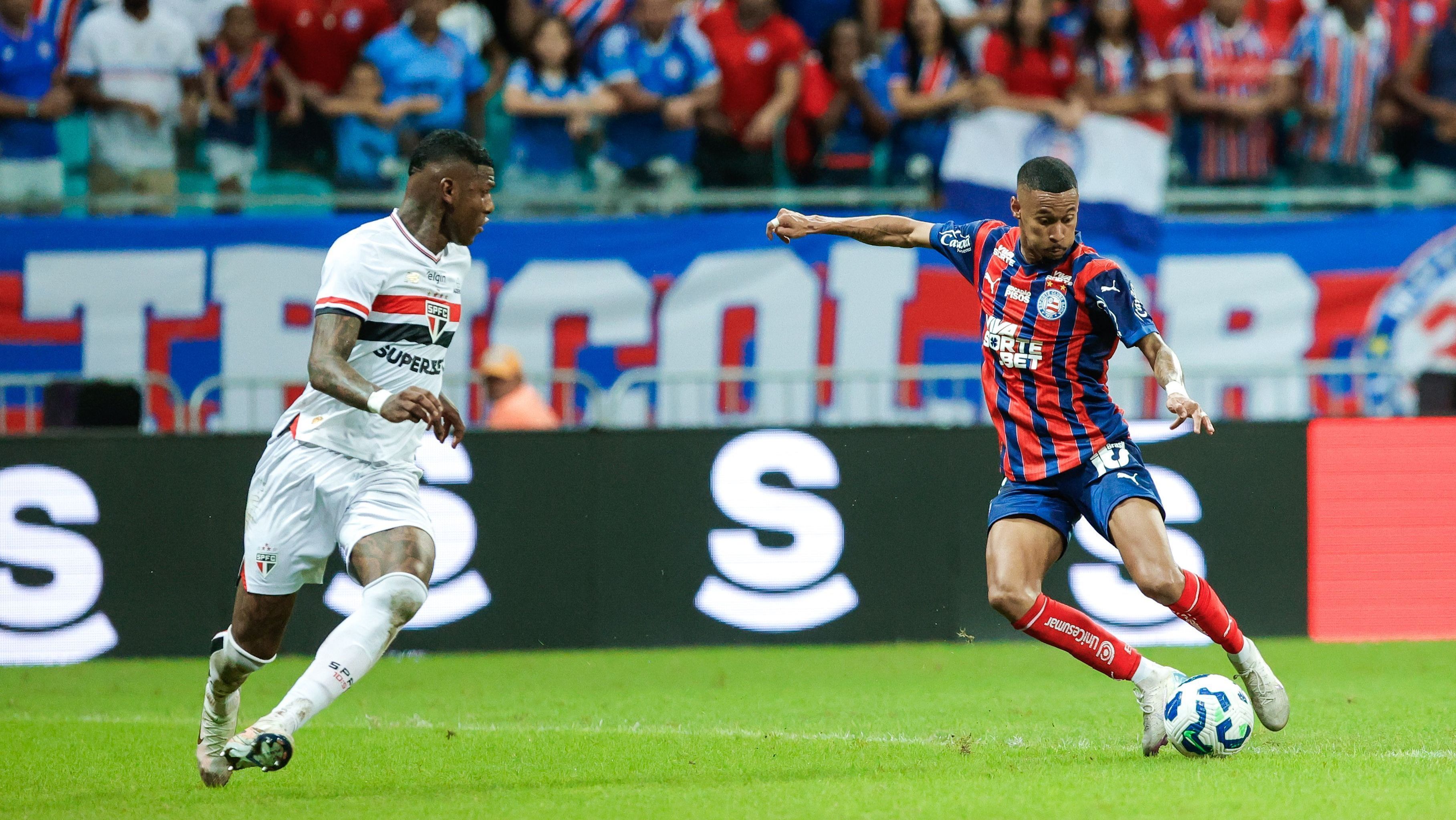 Bahia e São Paulo em confronto pela 11ª rodada do Brasileirão
