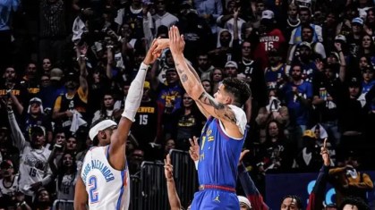 Shai Gilgeous Alexander, do Thunder, e Michael Porter Jr., do Nuggets