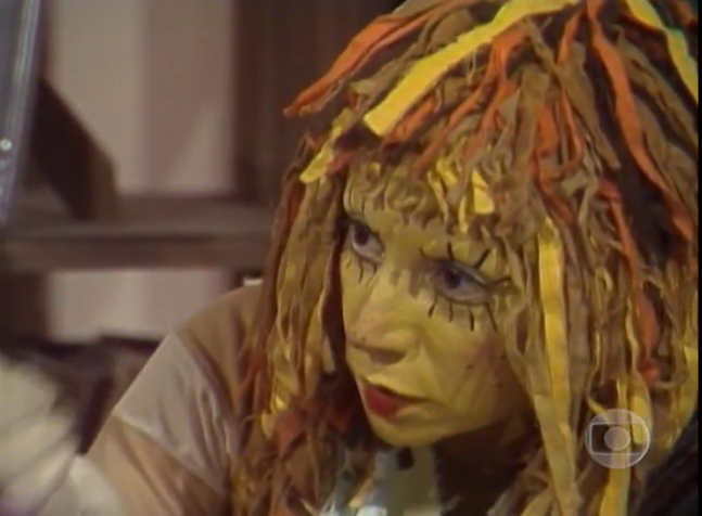 Dirce Migliaccio como Emilia na primeira versão de "Sítio do Picapau Amarelo" • Reprodução/Globo