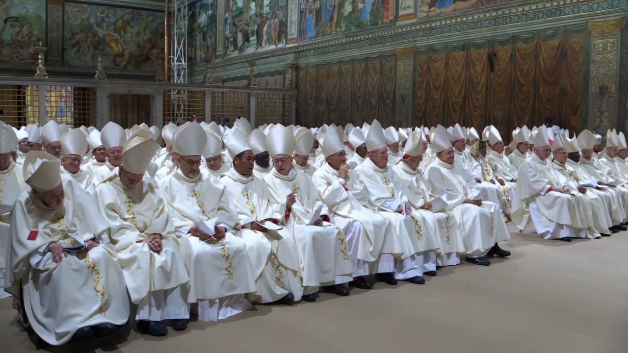 Primeira missa do papa Leão XIV