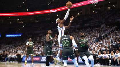 Shai Gilgeous-Alexander brilhou na vitória do Thunder sobre os Wolves
