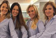 Ticiane Pinheiro combina look fofo com mãe e irmãs; veja