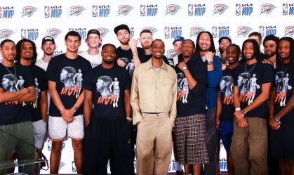Eleito MVP, Shai Gilgeous-Alexander presenteia equipe com relógios de luxo