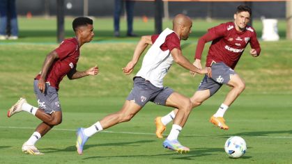 Treino do São Paulo no Peru