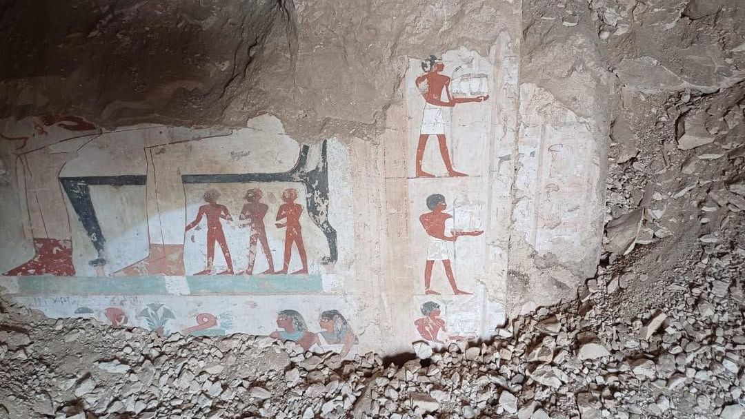 As sepulturas de três importantes estadistas do período do Novo Império (de 1539 a 1077 a.C.) foram encontradas em Luxor
