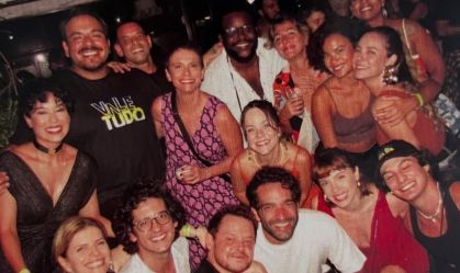 Elenco de "Vale Tudo" curte festa no Rio de Janeiro