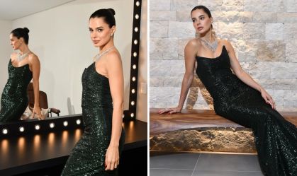 Vera Viel usa vestido de R$ 8 mil em festa de Roberto Justus e Ana Siebert