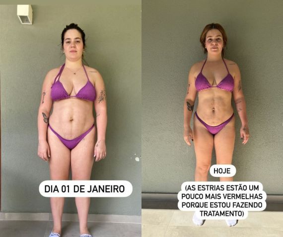 Veja antes e depois publicado por Viih Tube • Instagram/Viih Tube