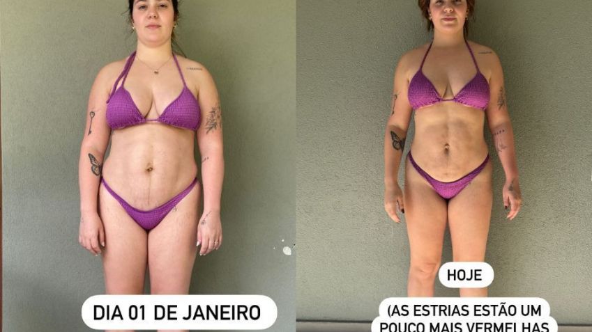 Veja antes e depois publicado por Viih Tube • Instagram/Viih Tube