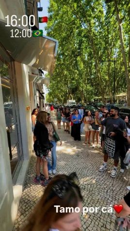 Virginia mostra encontro com fãs em Portugal • Instagram/Virginia