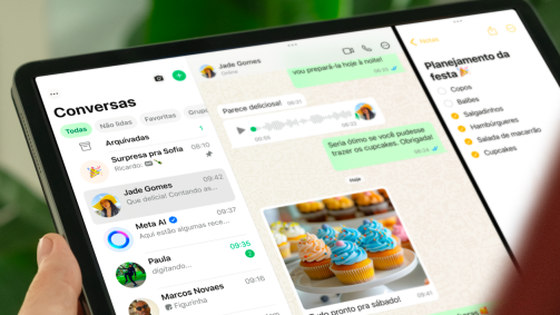 O WhatsApp agora está disponível no iPad, o tablet da Apple