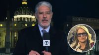 Após “fugir” de abraço, Ilze Scamparini é elogiada por William Bonner