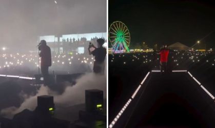 Virginia mostra Zé Felipe emocionado em show após término