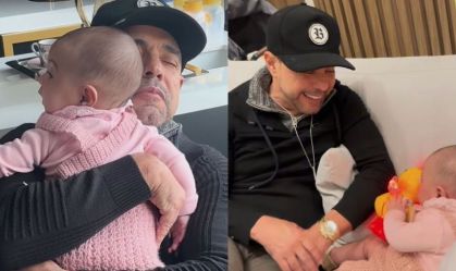 Zezé Di Camargo mostra reencontro com a filha Clara: "Matando a saudade"
