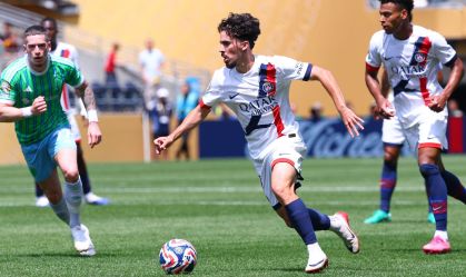 Vitinha durante partida do PSG contra o Seattle Sounders