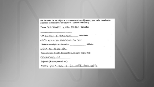"Lights formed triangle": UFO report on the flight is disseminated