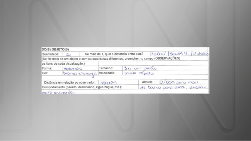 "Lights formed triangle": UFO report on the flight is disseminated
