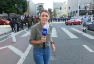 Repórter de filiada da CNN é atingida por bala de borracha em Los Angeles