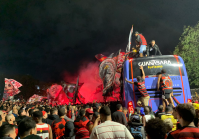 Confusão marca embarque do Flamengo para o Mundial de Clubes