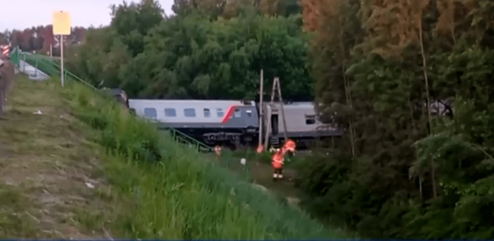 Trem de carga descarrilhado na região de Kursk, na Rússia • Moscow Interregional Transport Prosecutor's Office
