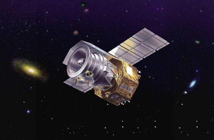 A missão AKARI fez um levantamento de todo o céu com sensibilidade, resolução espacial e cobertura de comprimento de onda melhores do que o IRAS, de 1983 • JAXA