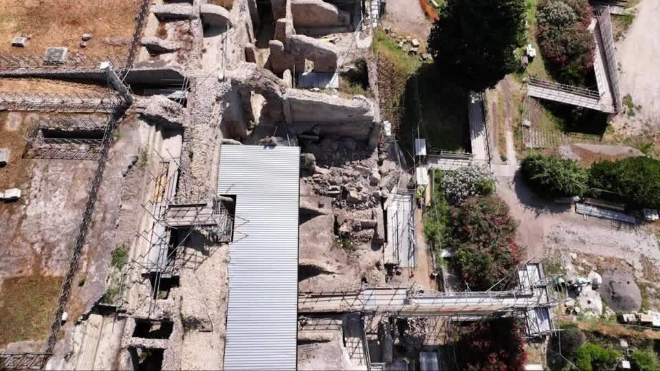 Earthquake damages part of Pompeii site in southern Italy