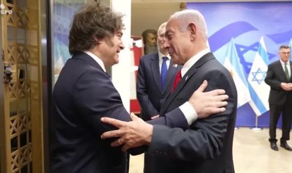 Netanyahu encontra Javier Milei durante visita a Israel