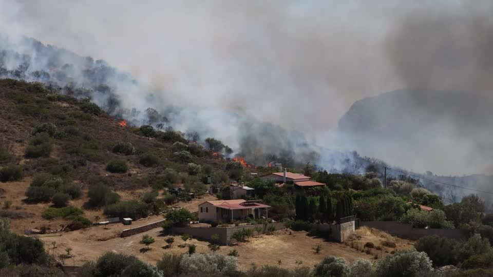 Incêndios florestais na Grécia