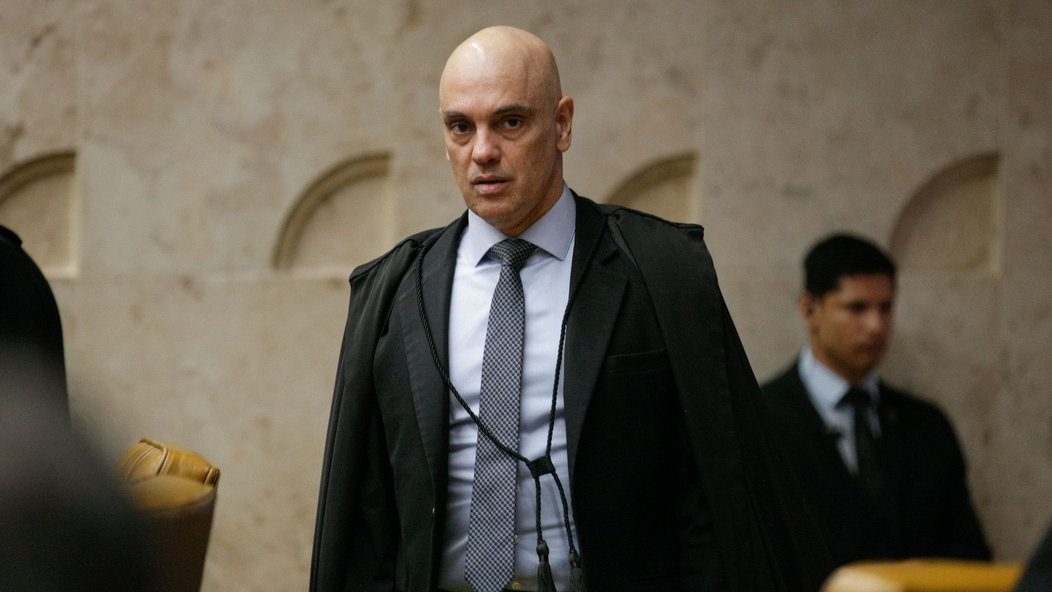 Ministro Alexandre de Moraes durante Sessão plenária do STF