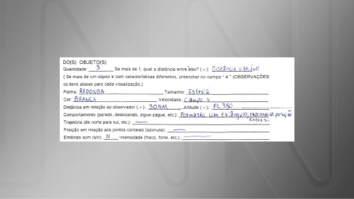 "Lights formed triangle": UFO report on the flight is disseminated