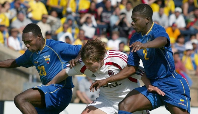 Amistoso entre Equador e AC Milan, nos EUA