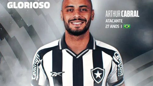 Arthur Cabral é o novo reforço do Botafogo