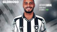 Botafogo anuncia Arthur Cabral, quarto reforço para o Mundial de Clubes