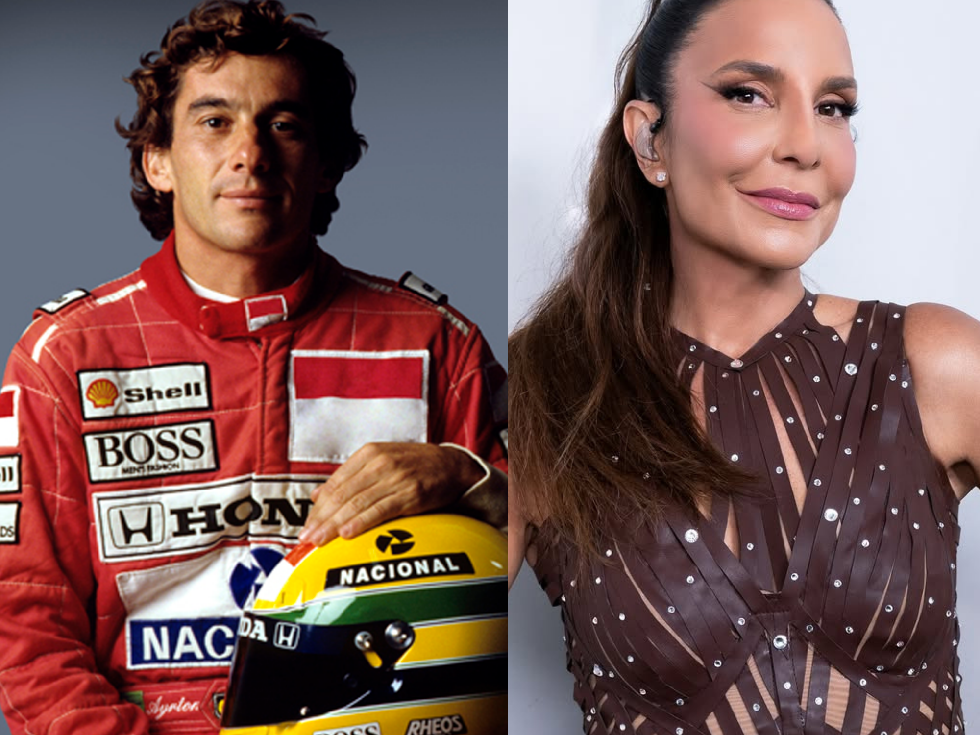 Ayrton Senna e Ivete Sangalo