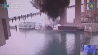 Veja momento em que Ucrânia explode ponte que liga Rússia à Crimeia